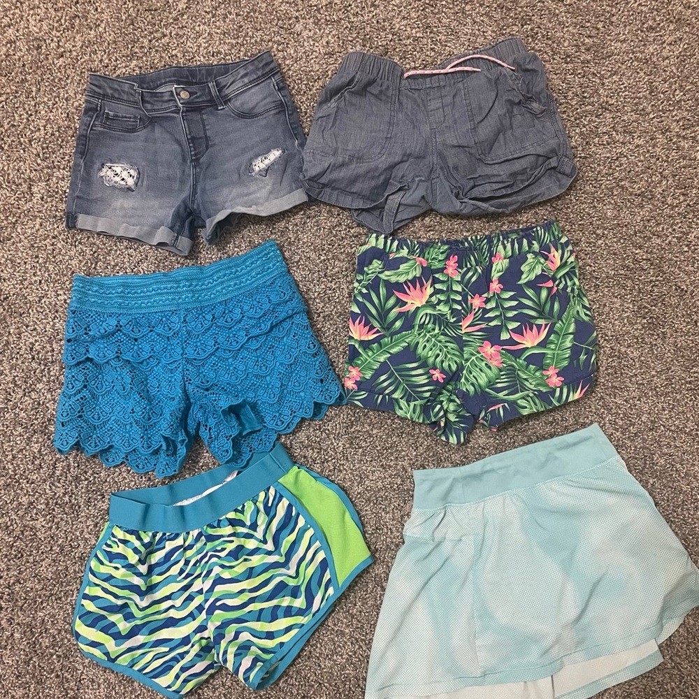 Girls shorts lot size 10